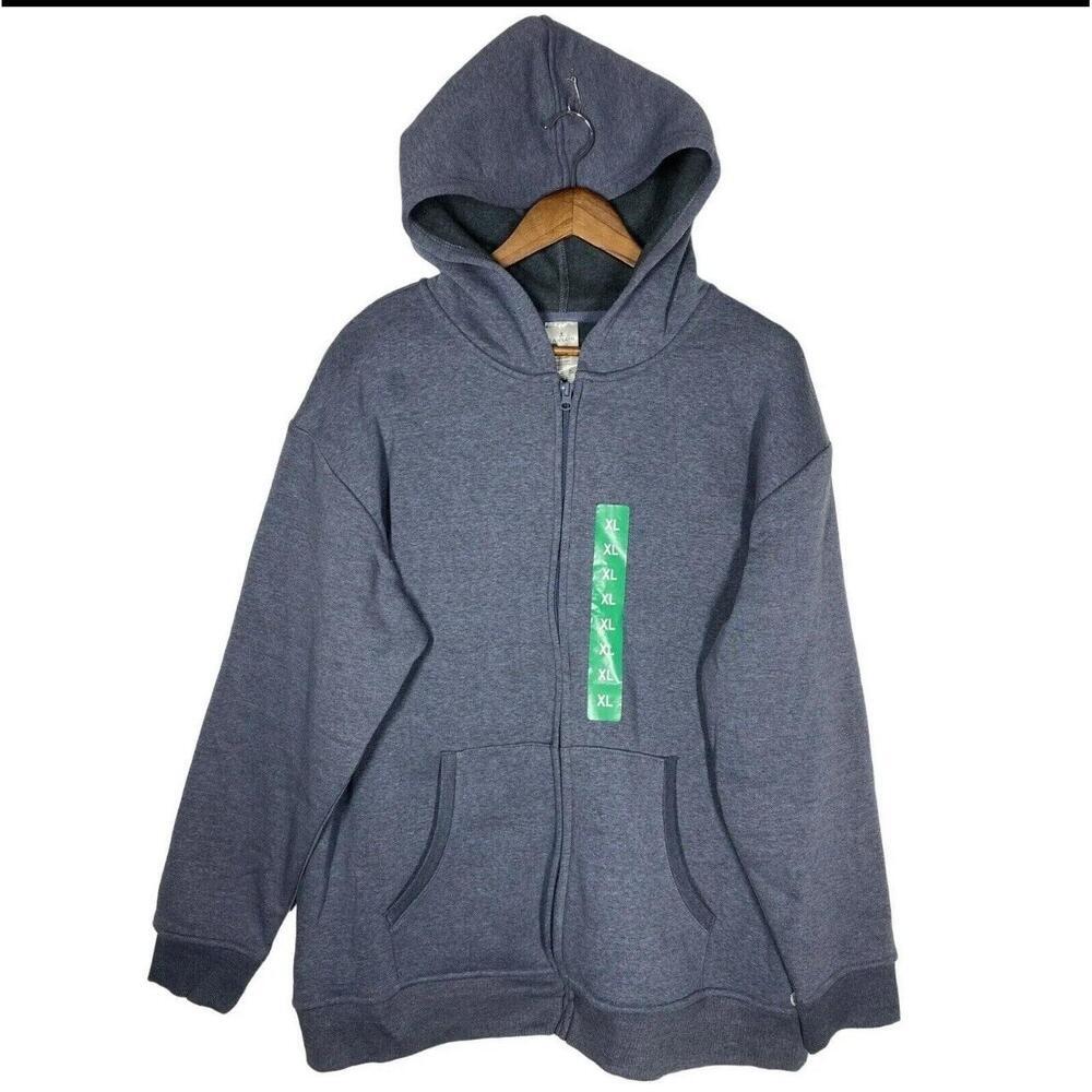 Danskin Womens Stretch Fleece Hoodie Front Pocket Size XL Q7
